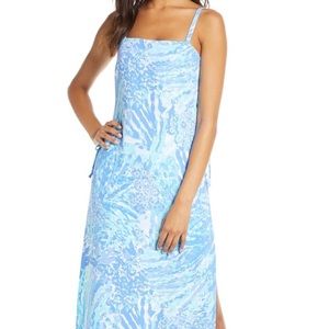 Lilly Pulitzer Laken Midi Romper, size 2